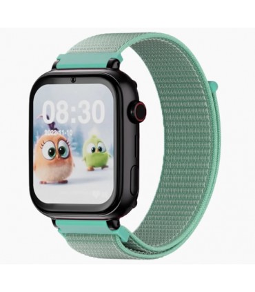 Reloj SaveWatch Plus con GPS y llamada para Niños correa tela turquesa SaveFamily