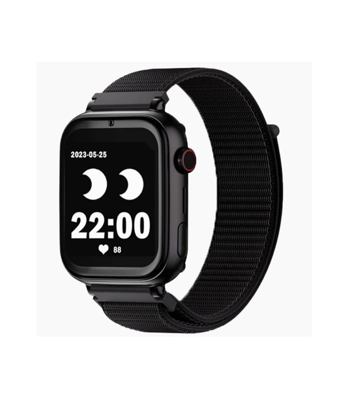 Reloj SaveWatch Plus con GPS y llamada para Niños correa tela negra SaveFamily