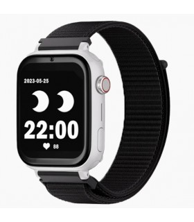 Reloj SaveWatch Plus con GPS y llamada para Niños correa tela negra SaveFamily