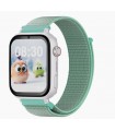 Reloj SaveWatch Plus con GPS y llamada para Niños correa tela turquesa SaveFamily