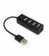 ADAPTADORUSB 2.0 Universal COOL 4 Puertos USB Negro