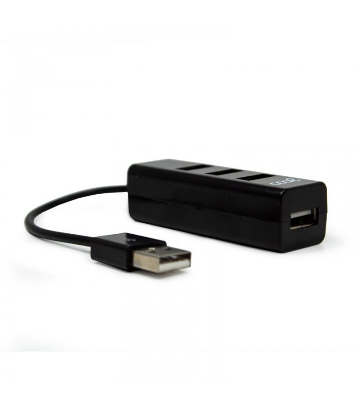 ADAPTADORUSB 2.0 Universal COOL 4 Puertos USB Negro