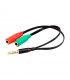 ADAPTADOR DOBLE ENTREDA JACK 3.5mm Auxiliar COOL