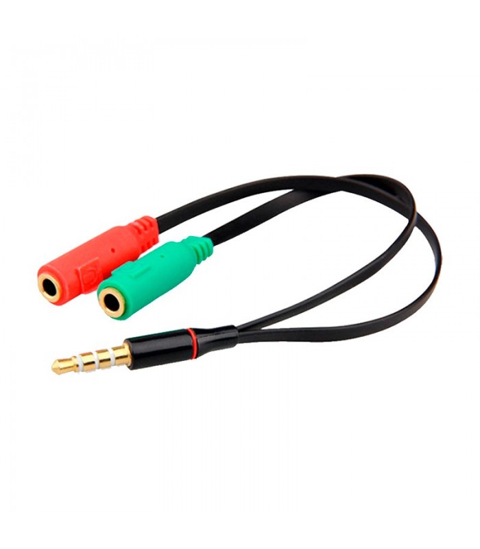 ADAPTADOR DOBLE ENTREDA JACK 3.5mm Auxiliar COOL