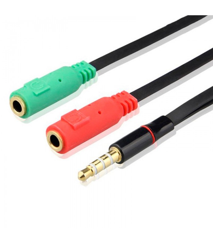 ADAPTADOR DOBLE ENTREDA JACK 3.5mm Auxiliar COOL