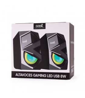 EQUIPO ALTAVOCES USB PARA PC Gaming LED COOL 8W
