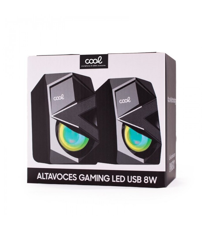 EQUIPO ALTAVOCES USB PARA PC Gaming LED COOL 8W