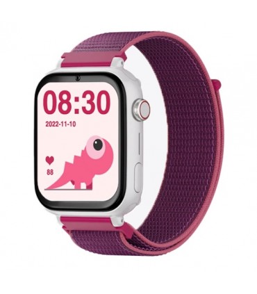 Reloj SaveWatch Plus con GPS y llamada para Niños correa tela morado SaveFamily