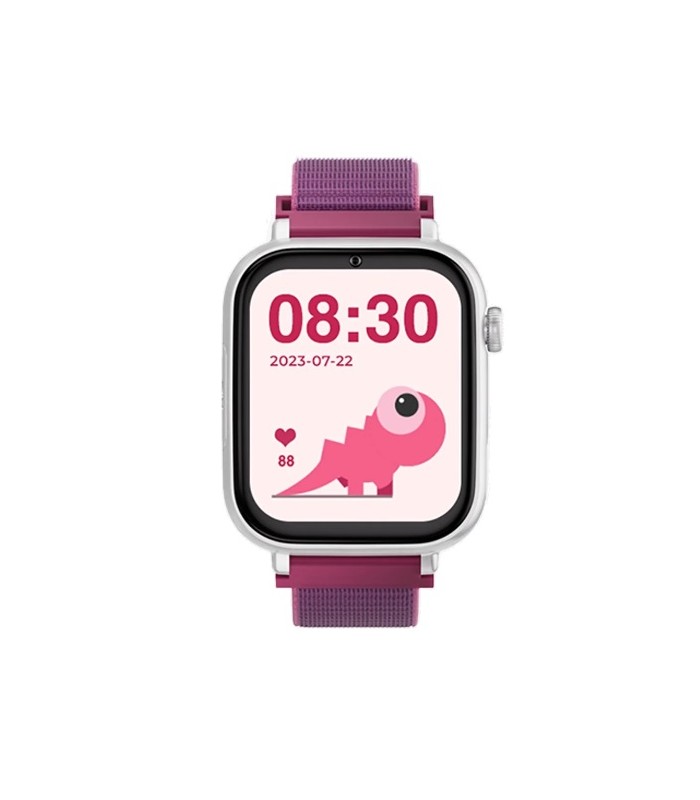Reloj SaveWatch Plus con GPS y llamada para Niños correa tela morado SaveFamily