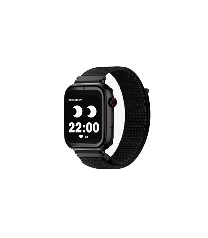 Reloj SaveWatch Plus con GPS y llamada para Niños correa tela negra SaveFamily