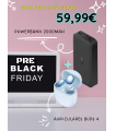 PACK AURICULARES BUDS 4 + POWERBANK 2000MAH