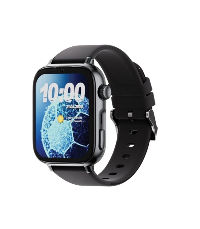 Reloj SaveWatch Plus 2 con GPS y llamada para Niños correa silicona Negro