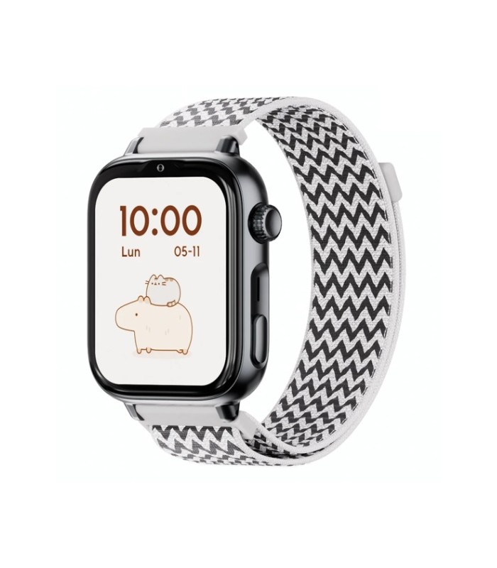 Reloj SaveWatch Plus 2 con GPS y llamada para Niños correa tela ZigZag