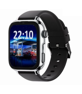 Reloj SaveWatch Plus 2 con GPS y llamada para Niños correa silicona Negra