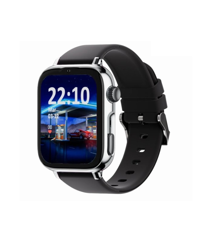 Reloj SaveWatch Plus 2 con GPS y llamada para Niños correa silicona Negra