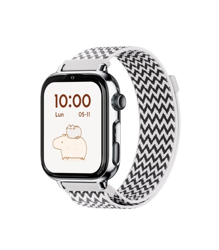 Reloj SaveWatch Plus 2 con GPS y llamada para Niños correa Tela ZigZag