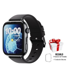 Reloj SaveWatch Plus 2 con GPS y llamada para Niños correa silicona Negro