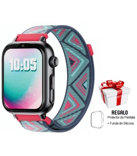 Reloj SaveWatch Plus 2 con GPS y llamada para Niños correa tela Tribeca