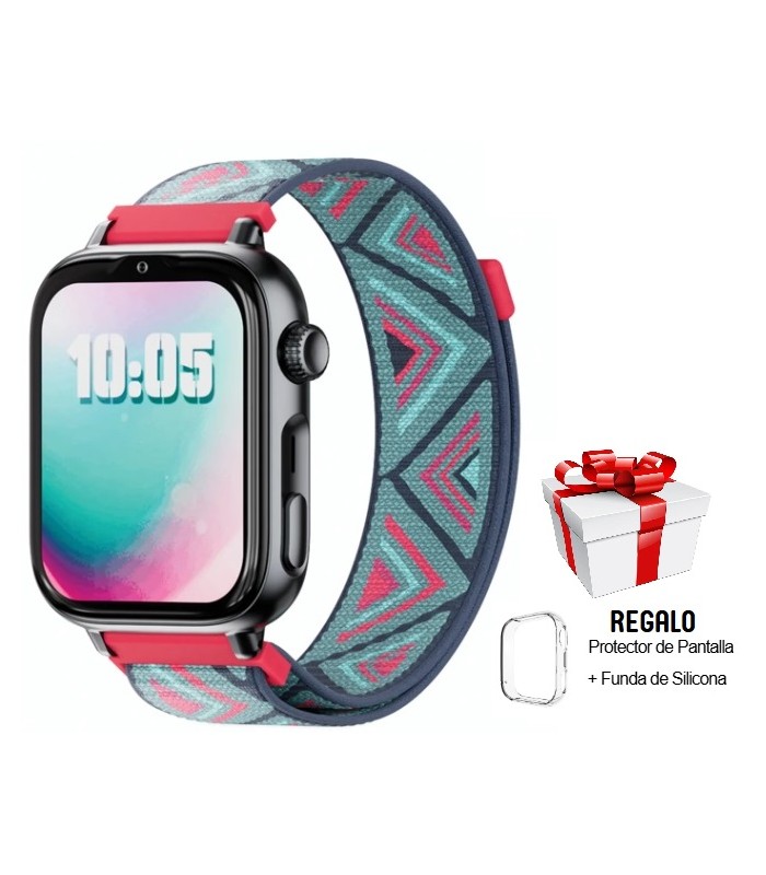 Reloj SaveWatch Plus 2 con GPS y llamada para Niños correa tela Tribeca