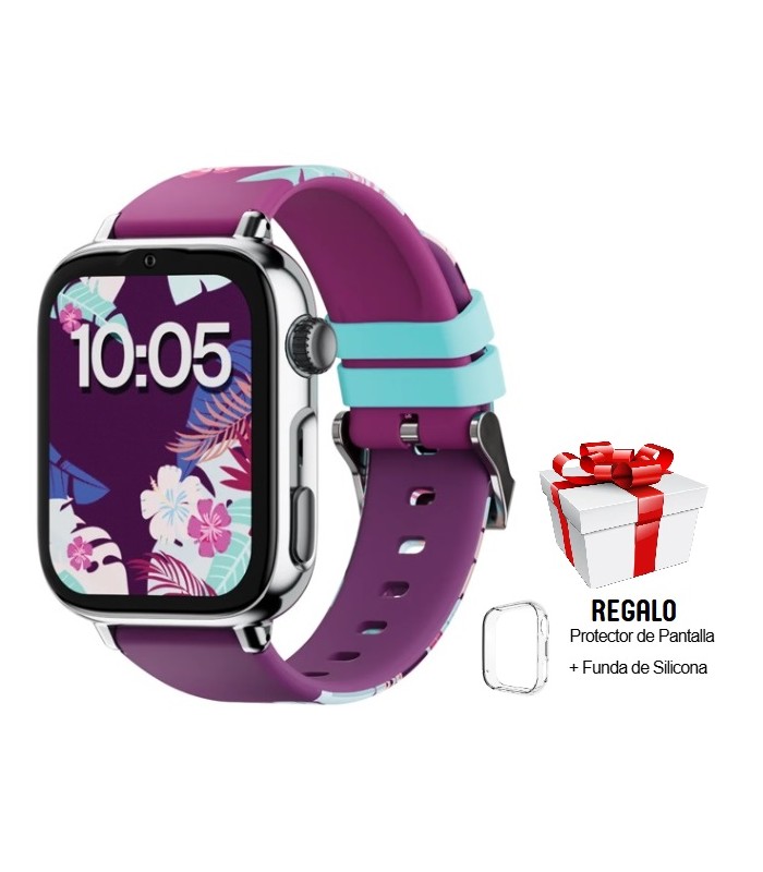 Reloj SaveWatch Plus 2 con GPS y llamada para Niños correa silicona Maui