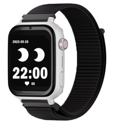 Reloj SaveWatch Plus con GPS y llamada para Niños correa tela negra SaveFamily