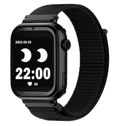 Reloj SaveWatch Plus con GPS y llamada para Niños correa tela negra SaveFamily