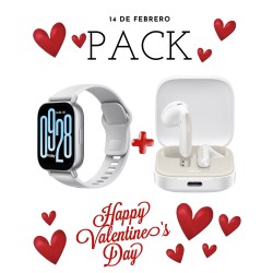 PACK SAN VALENTIN BUDS 6 ACTIVE + REDMI WATCH 5 ACTIVE