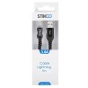 CABLE LIGHTNING (3A) - NEGRO (1m)