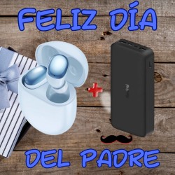 PACK DIA DEL PADRE BUDS 4 + POWERPBANK 20000MAH