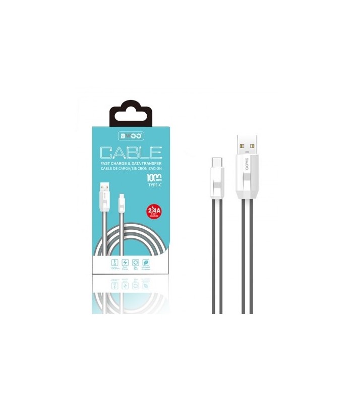 Cable Tipo C Carga Rápida 2.4A 1M APOKIN