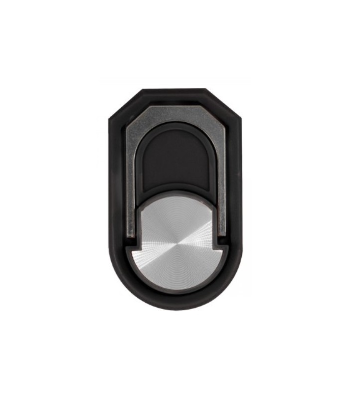 Soporte Anillo Plano con Imán Metálico APOKIN Negro