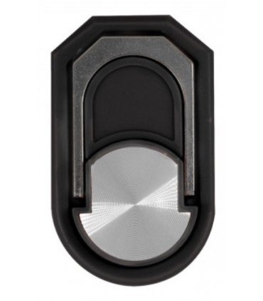 Soporte Anillo Plano con Imán Metálico APOKIN Negro