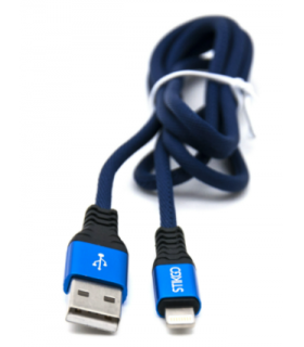 Cable Lightning 20cm STIKGO AZUL