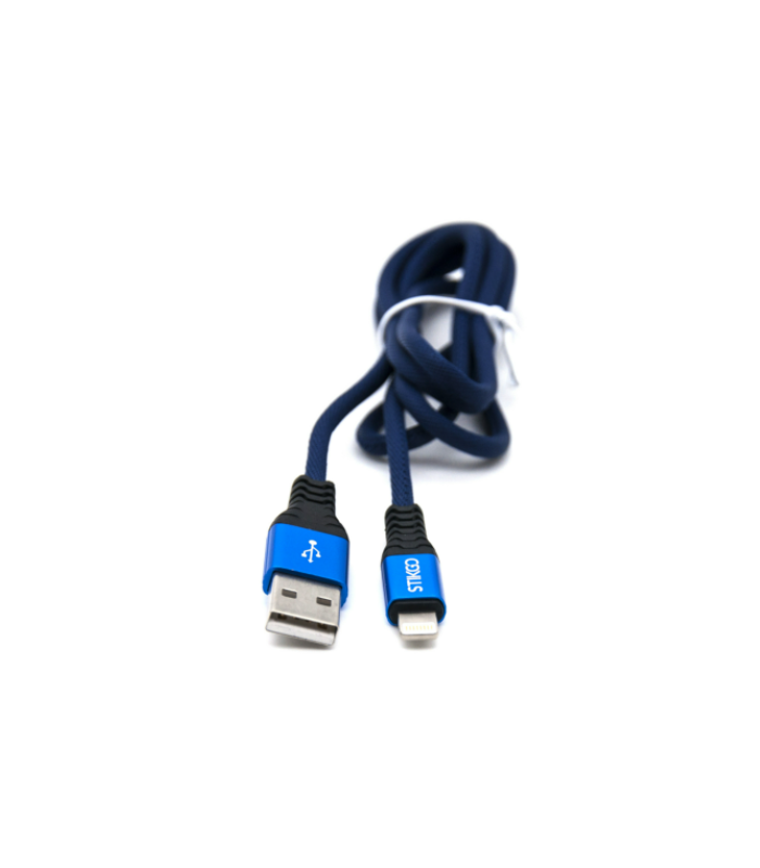 Cable Lightning 20cm STIKGO AZUL