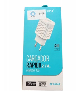 Cargador De Corriente USB 3.0A + TIPO C 3.0A PD 22.5W