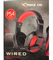 Auriculares Gaming con Micrófono HP-309 PC/PS4/XBOXONE COLOR ROJO