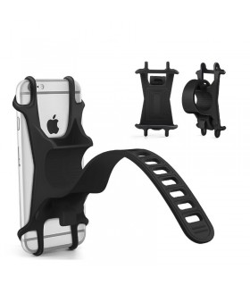 SOPORTE DE SILICONA MÓVIL PARA BICI Y MOTO 4 a 6"