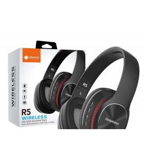 Auriculares Diadema inalámbricos Deepbass R5 Negro