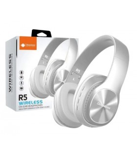 Auriculares Diadema inalámbricos Deepbass R5 Blanco