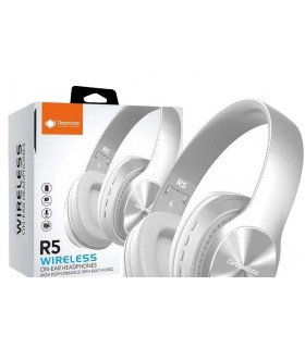 Auriculares Diadema inalámbricos Deepbass R5 Blanco