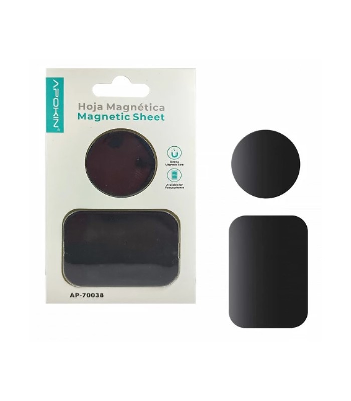 Recambios Magnéticos Adhesivo de Chapa para Soportes de Coche 2-Piezas