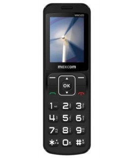MaxCom MM32D 2G Teléfono Básico Negro Libre