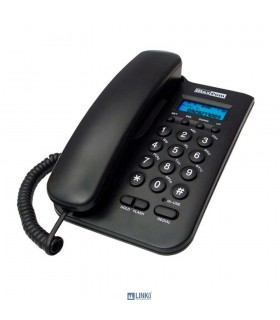 MAXCOM TELEFONO FIJO KXT100 BLACK