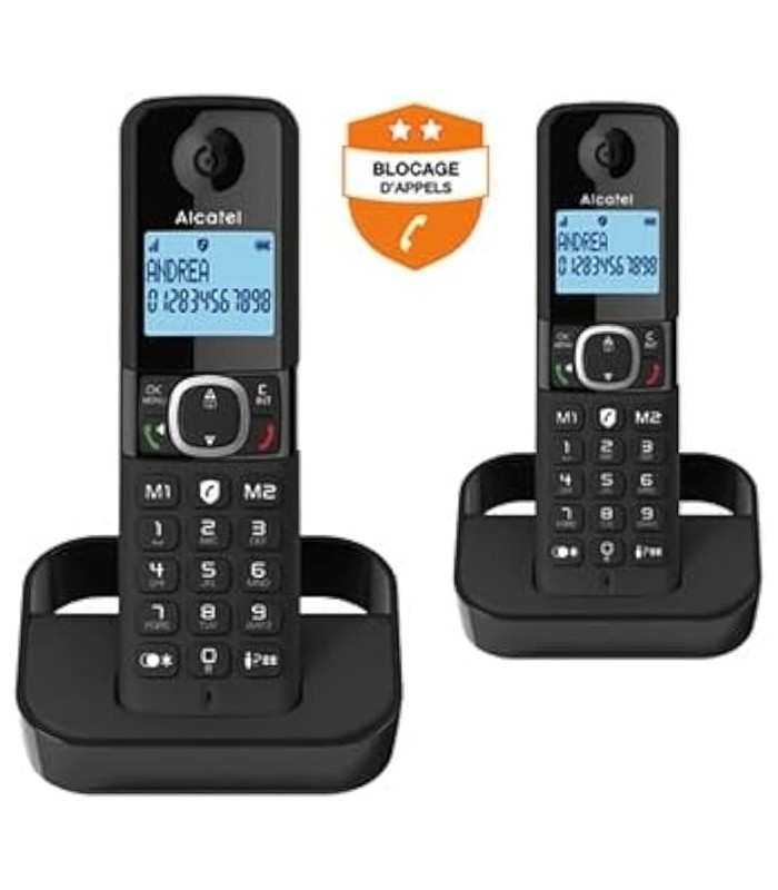 ALCATEL TELÉFONO F860 DUO NEGRO