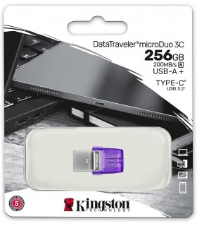 PENDRIVE OTG DUO TIPO C 256GB KINGSTON