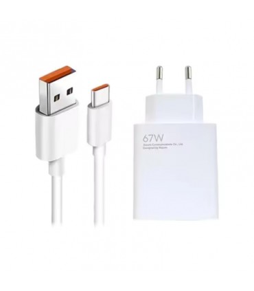Cargador Xiaomi 67W Combo (Type-A)