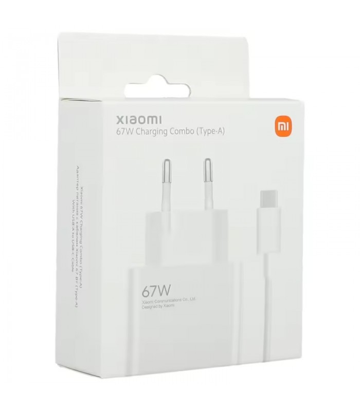Cargador Xiaomi 67W Combo (Type-A)