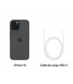APPLE IPHONE 15 5G 128GB ROM NEGRO