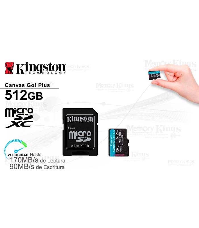 TARJETA MEMORIA MICROSD 512GB KINGSTON