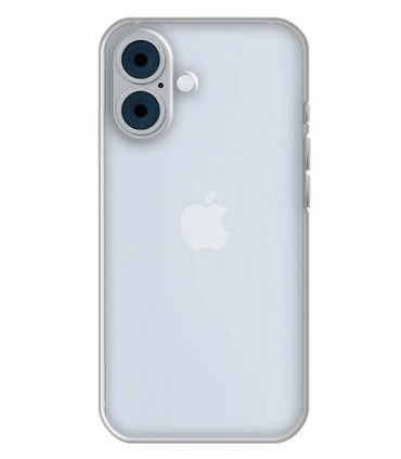 Funda Silicona iPhone 16 PLUS Transparente 2.0MM